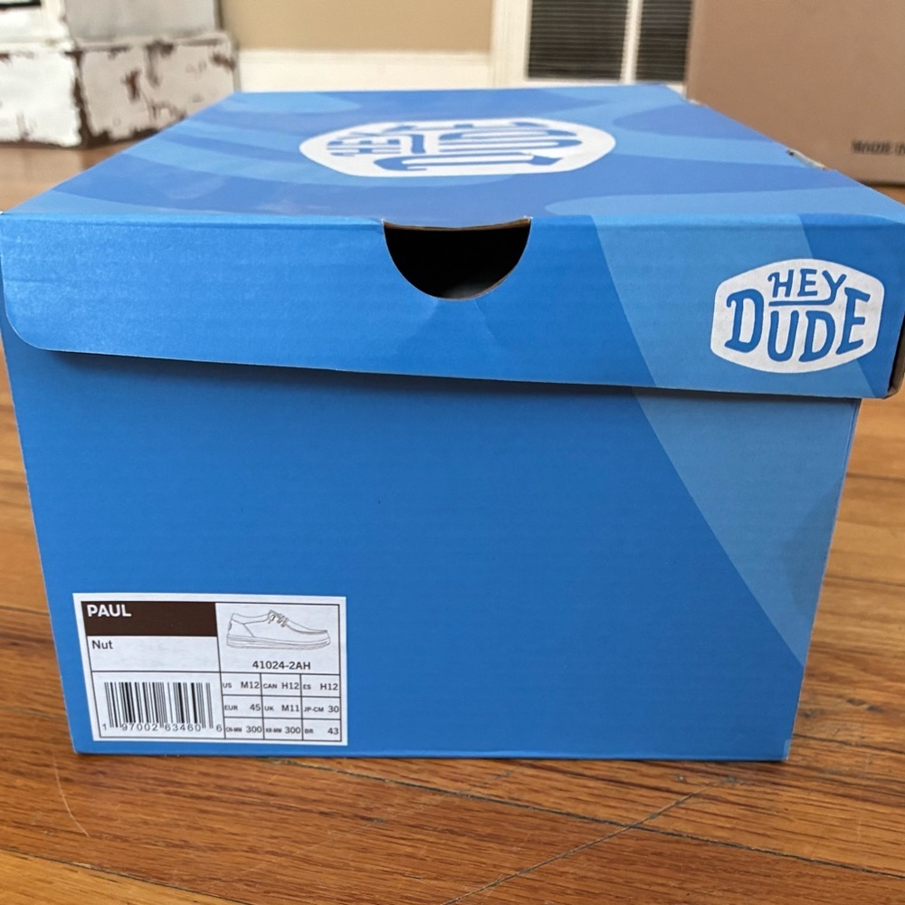 HEYDUDE Men’s Paul Slip-On Shoes - Nut (NIB) - Picture 8 of 9